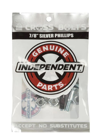 Independent GENUINE PARTS PHILLIPS BOLTS INDY black/silver